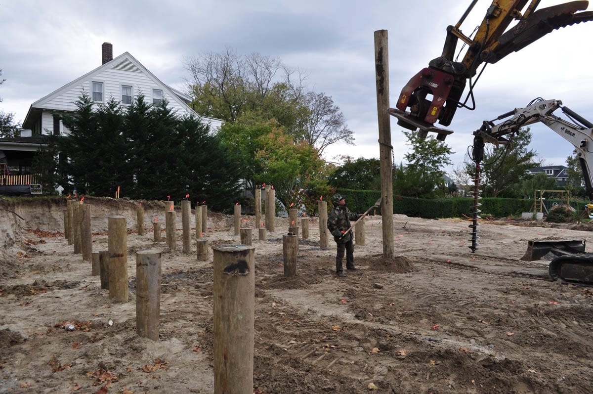 Inlet Terrace Dem - Excav - Pilings img 1